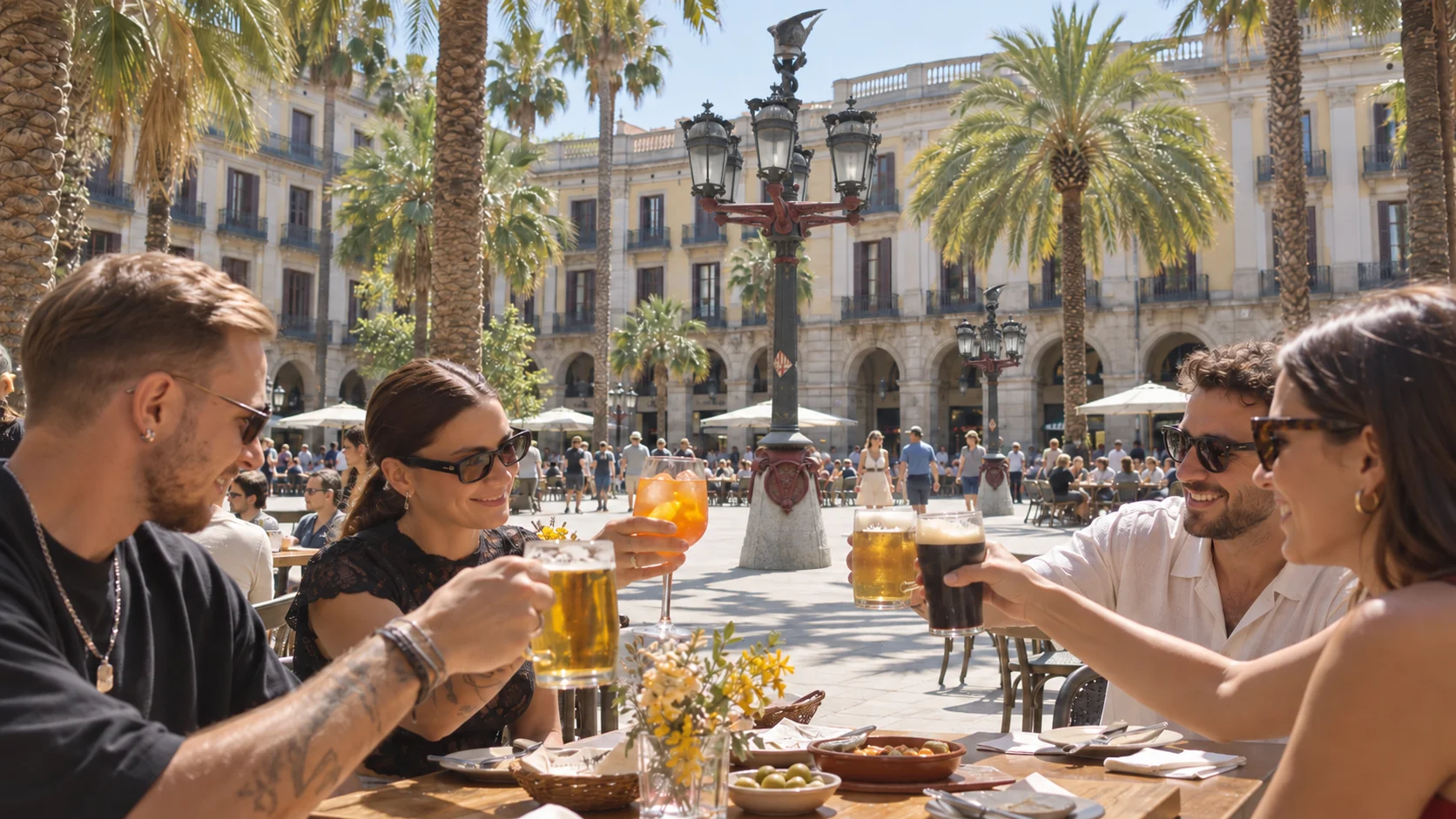 Las farolas de Gaudí en la Plaça Reial: la historia del primer encargo público del arquitecto